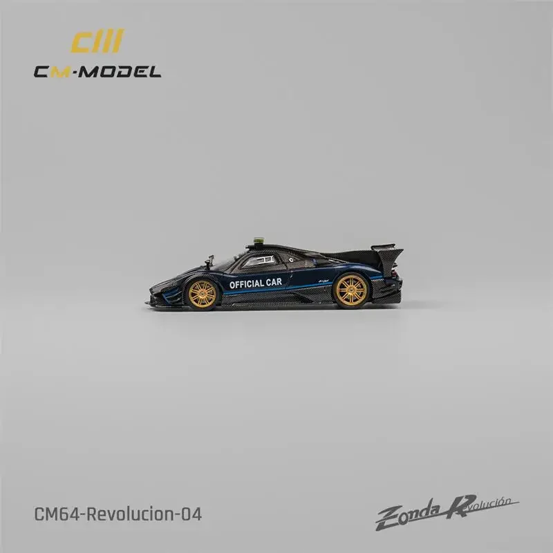 CM МОДЕЛЬ 1:64 Zonda Revolucion SafeCar Темно-синяя литая под давлением модель автомобиля