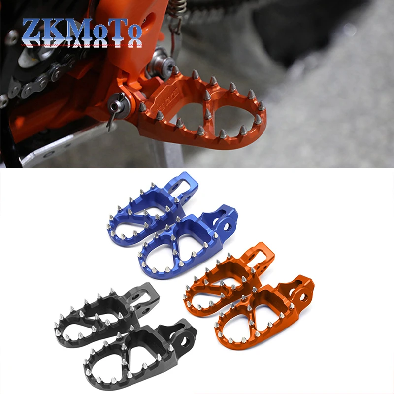 

Motorcycle CNC Aluminum Footpegs Pedals Foot Pegs for KTM EXC EXCF XC XCW XCF SX SXF for Husqvarna TC TE TX FC FE FX FS 85-530cc