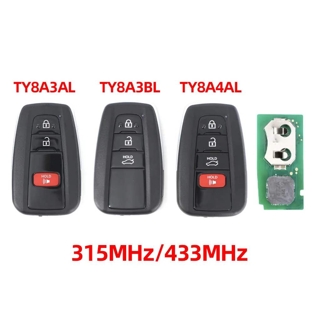 1/3/5 шт. AUTEL IKEYTY8A3AL IKEYTY8A3BL IKEYTY8A4AL 3/4 кнопок 315/433 Фотогалерея работает с KM100 KM100E IM508 IM608