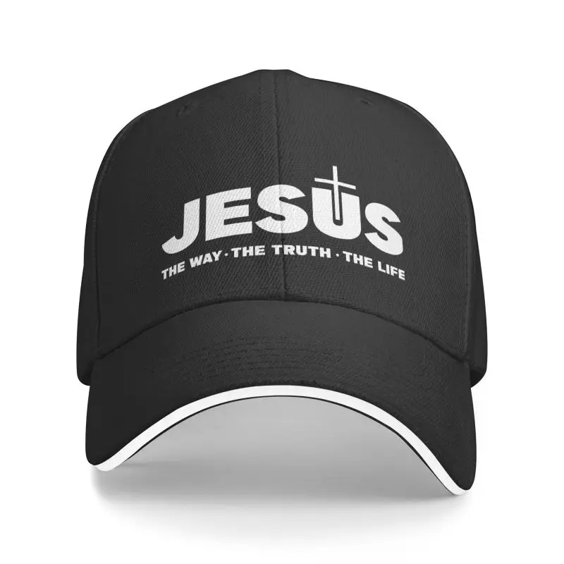 

Jesus Christ The Way The Truth The Life Baseball Cap Men Women Breathable Religion Christian Faith Dad Hat Streetwear