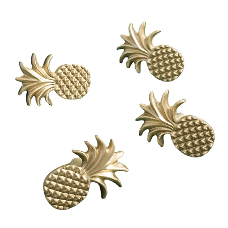 

Home Decor for Cabinet Kitchen Drawer Handle Door Knob Pineapple Shape/Solid Brass Furniture Handle