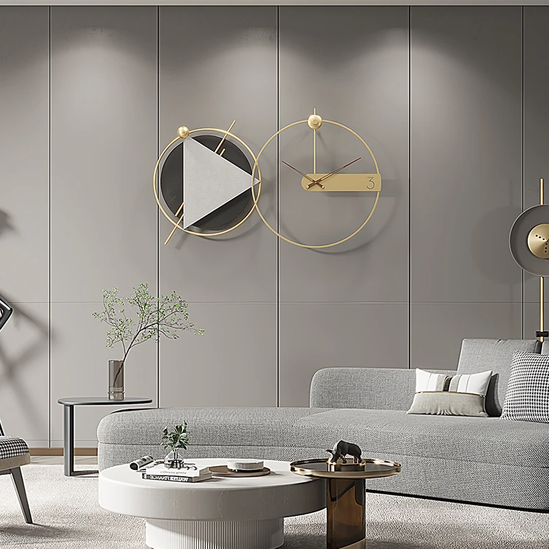 

Большие декоративные настенные часы, электронные роскошные украшения для кухни в современном стиле, для дома