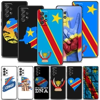 congo democratic republic flag phone case for samsung galaxy a72 a52 a42 a32 a22 a21s a02s a12 a02 a51 a71 a41 a01 5g soft case