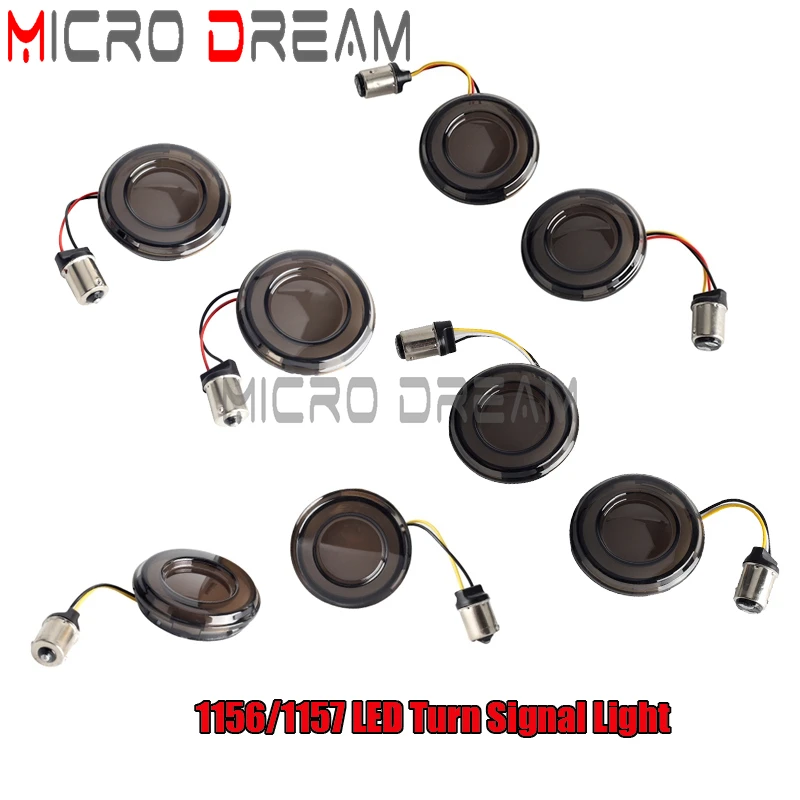 Фонарь с дымовой линзой 1156 дюйма для Harley Touring Street Glide Road King