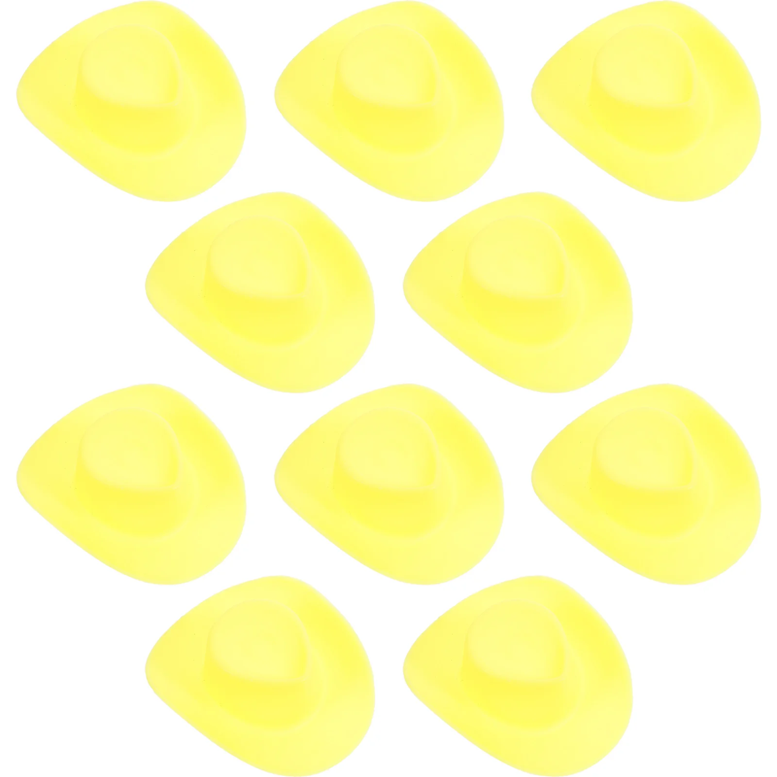 

10pcs Mini Hats Tiny Hats Props Mini Western Hat House Props
