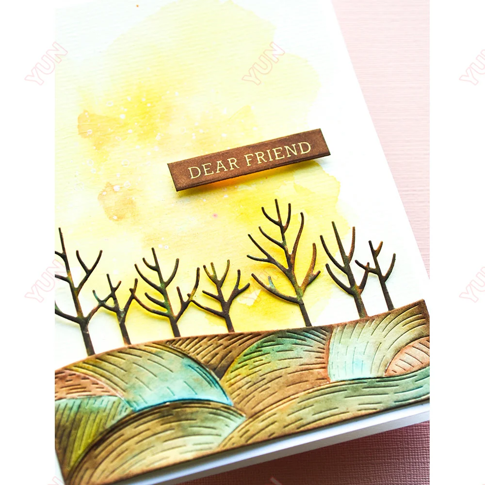 Металлические Вырубные штампы для скрапбукинга набор скандинавских границ