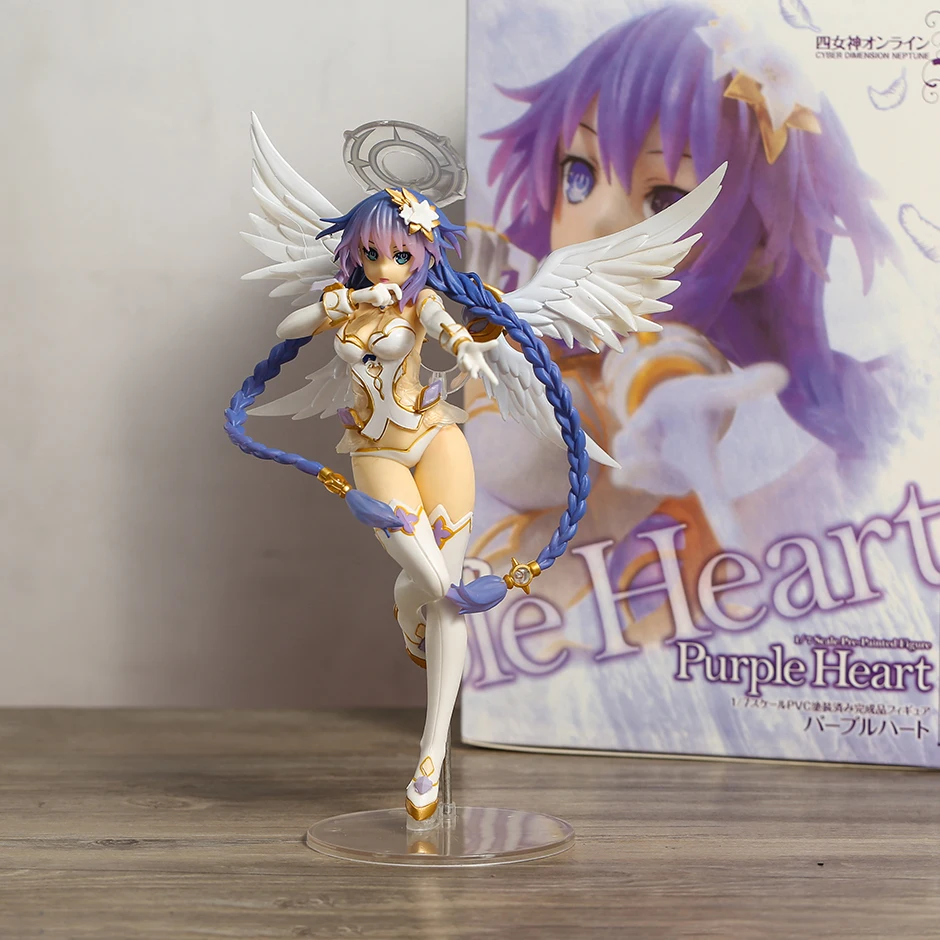 

4 goddess online Cyber Dimensional Neptune Purple Heart 1/7 Scale Figure Excellent Model Toy Collectables