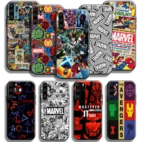 marvel avengers logo phone case for huawei p50 p40 p30 p20 pro lite 5g case for huawei p smart z 2021 coque funda