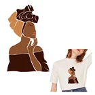 Абстрактное искусство, патчи для девочек, наклеиваемая утюгом одежда, женская футболка с капюшоном, термопластырь, модная красивая фотография