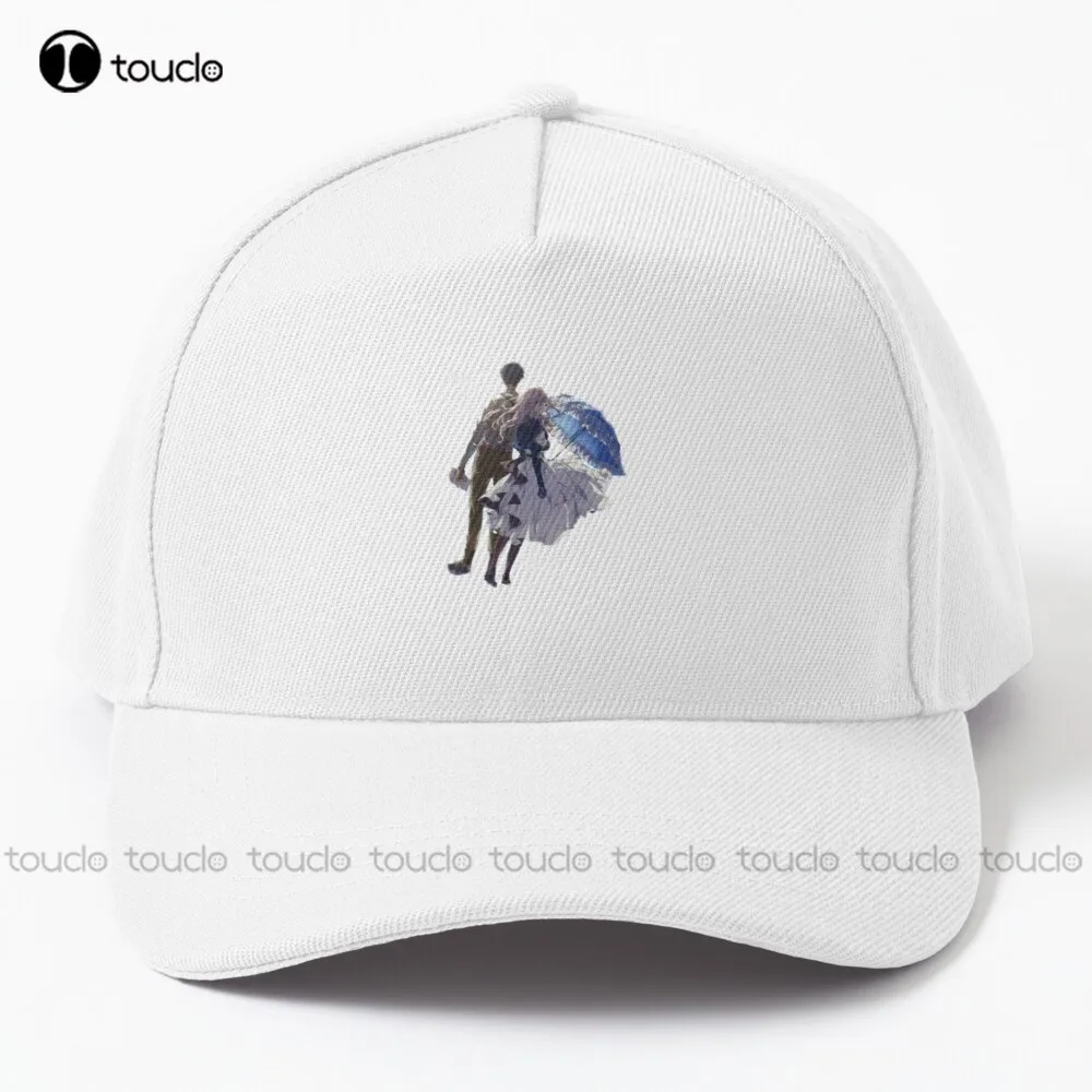 

Violet Evergarden Baseball Cap White Caps For Women Outdoor Simple Vintag Visor Casual Caps Hip Hop Trucker Hats Harajuku Funny