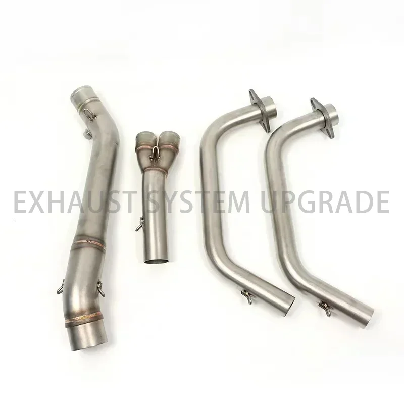 Выхлопная труба из нержавеющей стали для мотоцикла Модифицированная Передняя