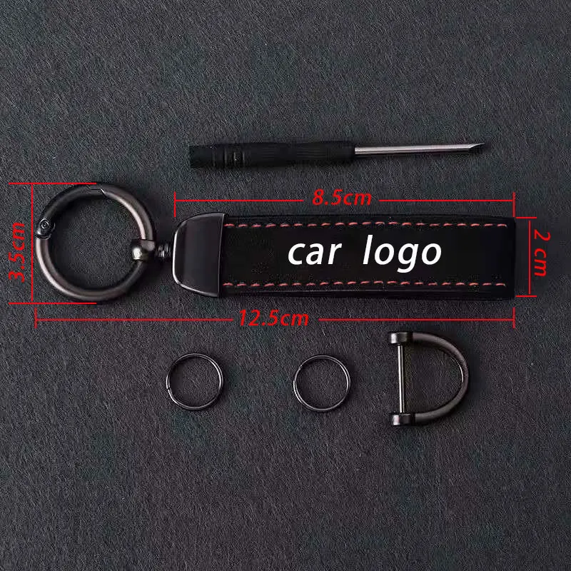 Кожаный Автомобильный Брелок из углеродного волокна брелок для ключей Mercedes Benz AMG