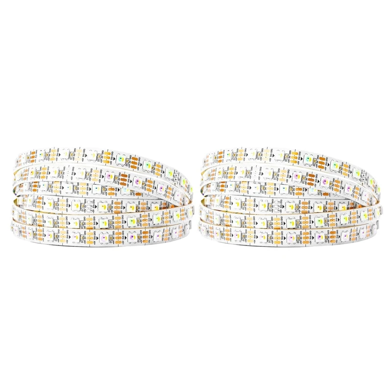 

2X RGBW SK6812 RGB + Natural White 5M 60 Leds/Pixel/M Individually Addressable Flexible 4 Colour In 1 LED Dream Colour