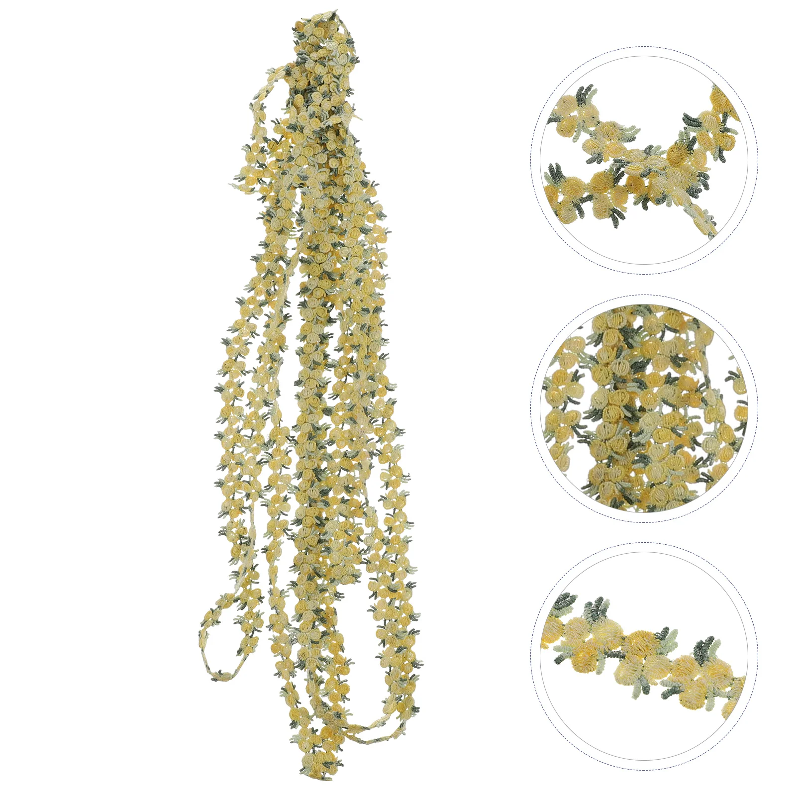 

Ribbon Lace Trim Craft Flower Applique Fabric Embroidered Sewing Packing Vintage Wedding Patch Clothing Suppliers Decoration