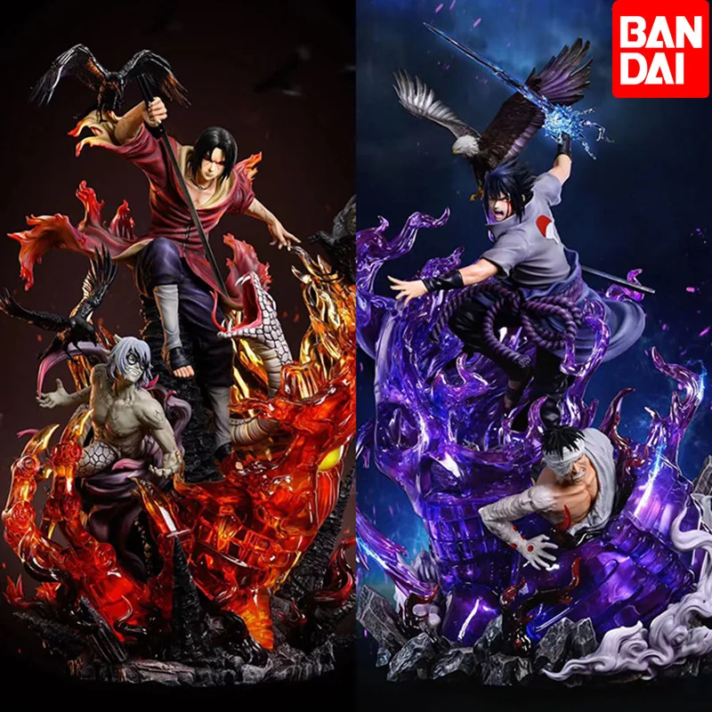 

Naruto 40cm Uchiha Burning Wind Sasuke Shippuden Anime Figure Susanoo Two Head Pvc Statue Gk Figurine Model Toys Birthday Gifts