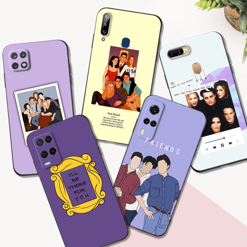Черный чехол ТПУ для OPPO A1K A5 A5S A5XS A3S AX5 A11 A11X A12E A12 A7 A9 A9X 2018 2020 Friends TV Show
