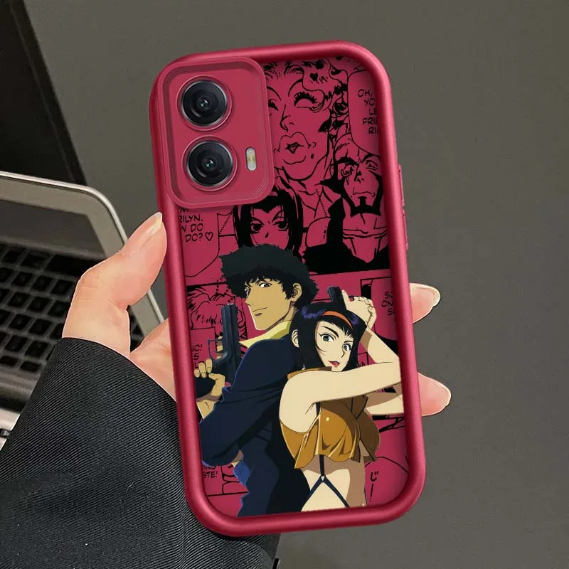 Фото Популярный чехол для телефона с изображением аниме Cowboy Bebop для Motorola MOTO Edge G85 G54 G35 G34 G32 G24 G13 E22 E14 G04 50 5G Eye Ladder №5