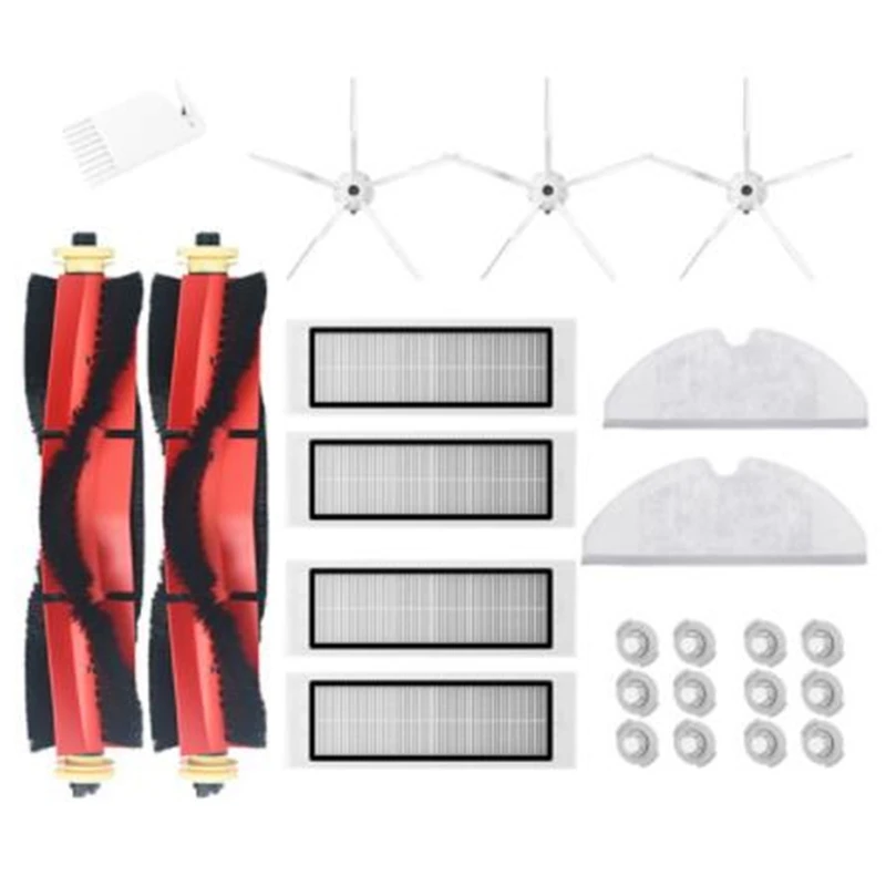 

Suitable for Xiaomi Roborock S5 MAX S6 S60 S65 S5 S50 E35 Vacuum Cleaner Accessories White Five-Arm Side Brush