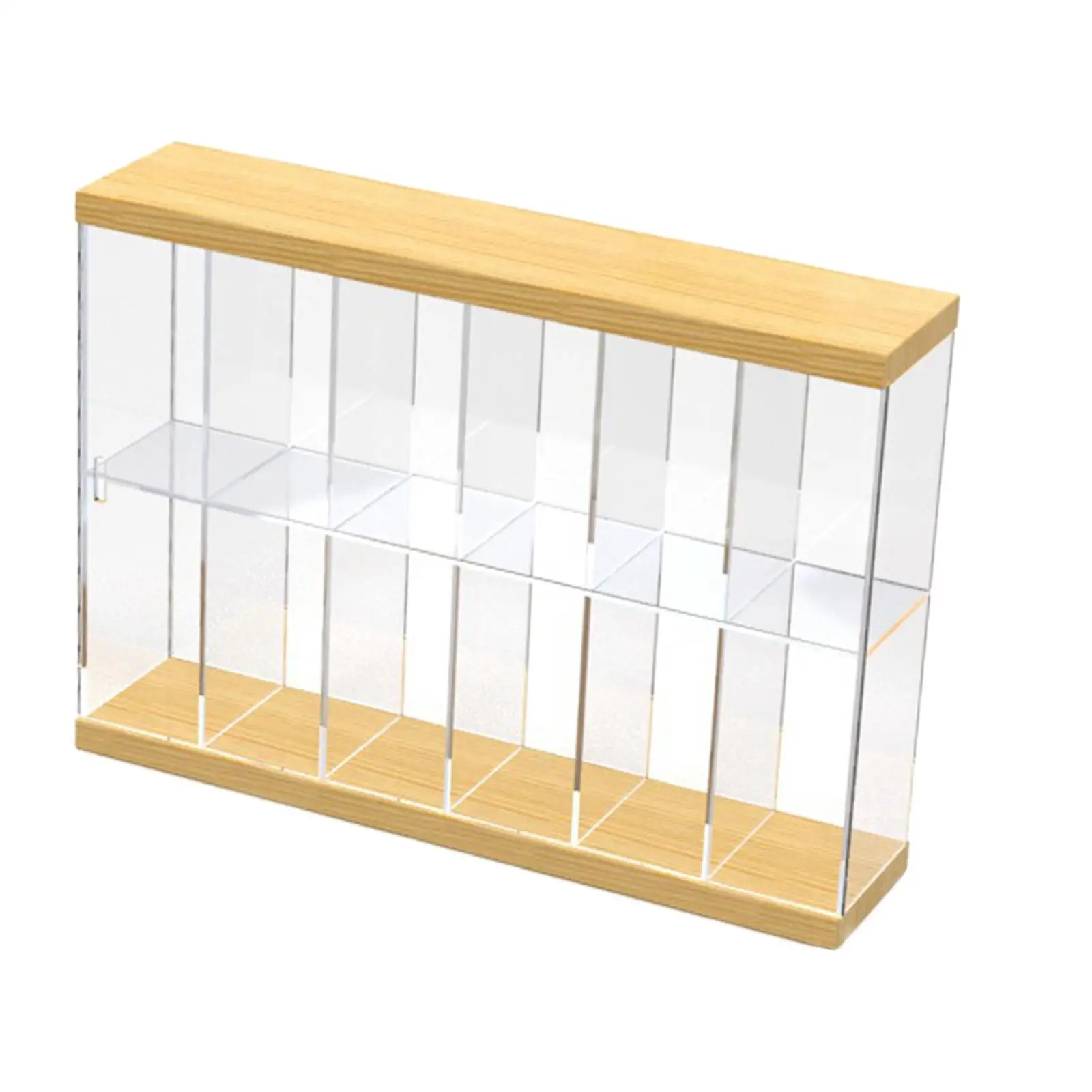 

Acrylic Display Storage Rack Display Stand Shelving Organizer 2 Layer Multifunctional for Doll Toys Action Figure Model Decor