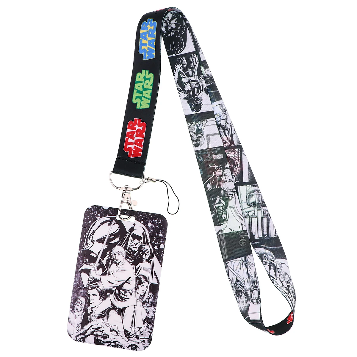 Star Wars Sci-Fi Cool Lanyards For Keychain ID Card Cover Pass Gym Mobile USB Badge Holder Key Ring Neck Straps Accessories images - 6