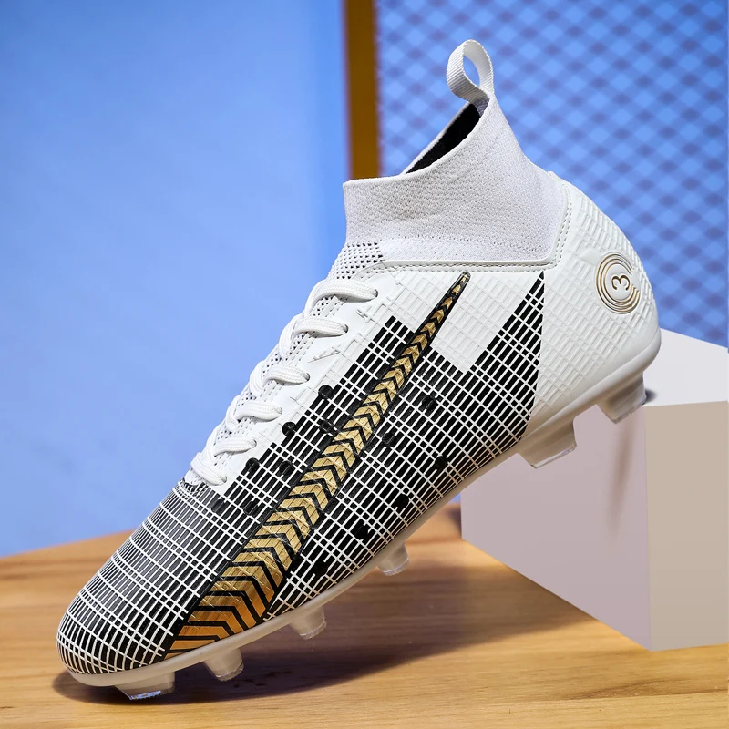 

Футбольная обувь Messi, оптовая продажа, кроссовки, прочные удобные вентилируемые футбольные бутсы AG/TF, унисекс, Молодежное общество