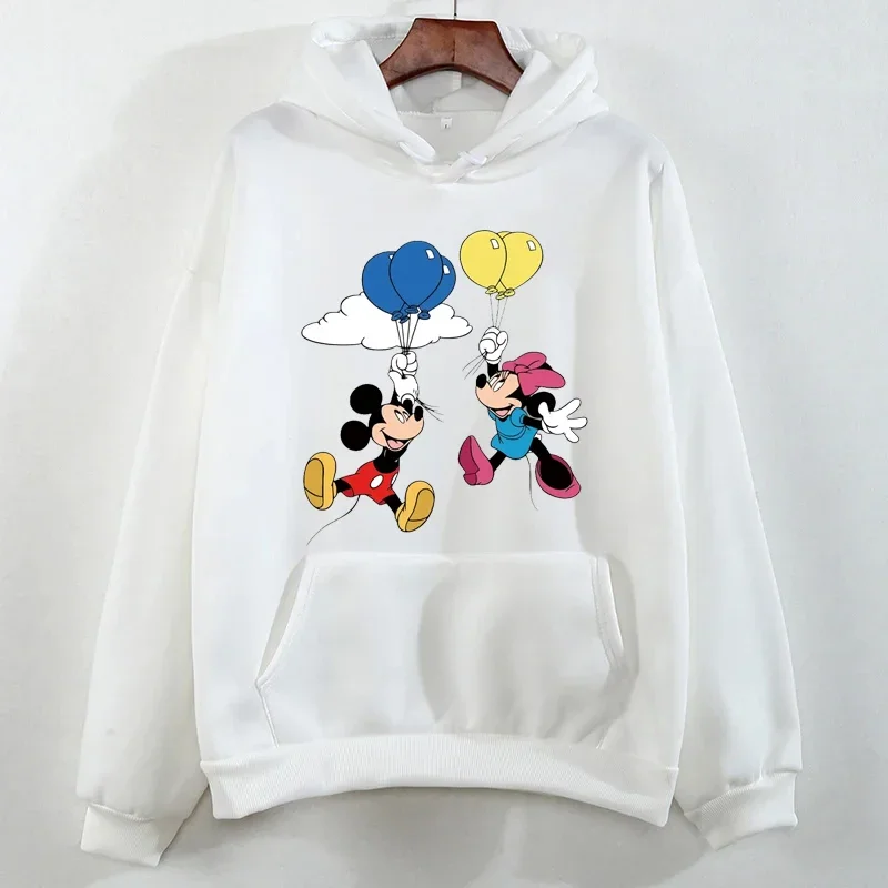 Милые толстовки с принтом Микки Мауса и рисунком женские осенние повседневные