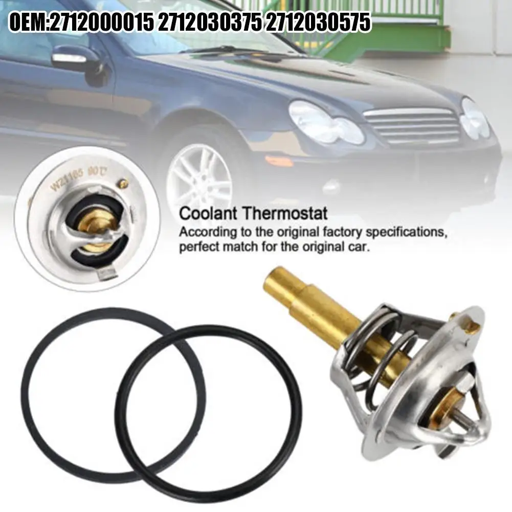 

Профессиональный термостат охлаждающей жидкости для Mercedes C-klase W203 S203 180 200 230 2712000015 автозапчасти