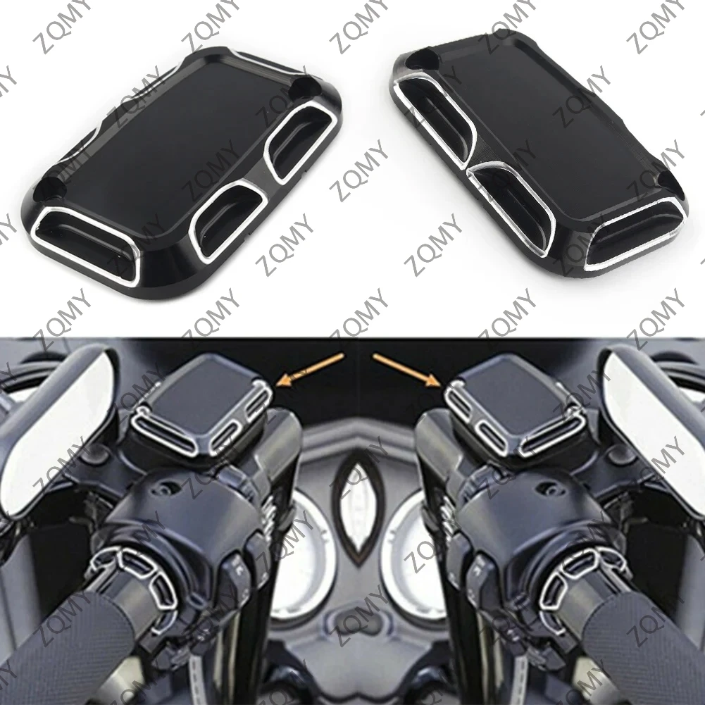 Крышка главного тормозного цилиндра мотоцикла для Harley Touring Street Glide FLHTC FLHT FLHTK FLTR FLHX