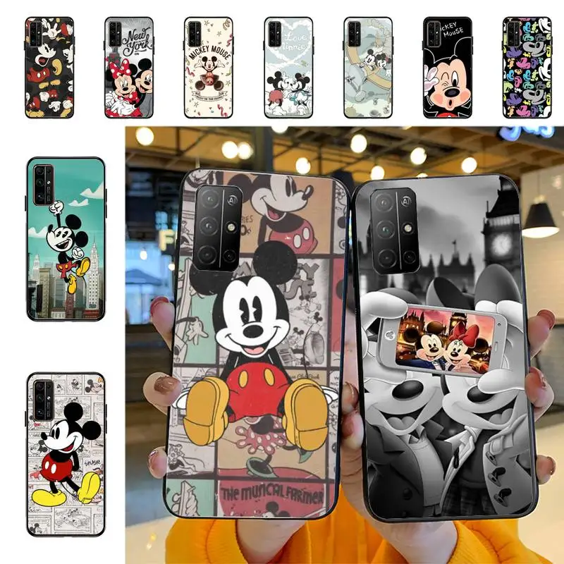 

Disney Mickey Mouse Phone Case for Huawei Honor 10 i 8X C 5A 20 9 10 30 lite pro Voew 10 20 V30