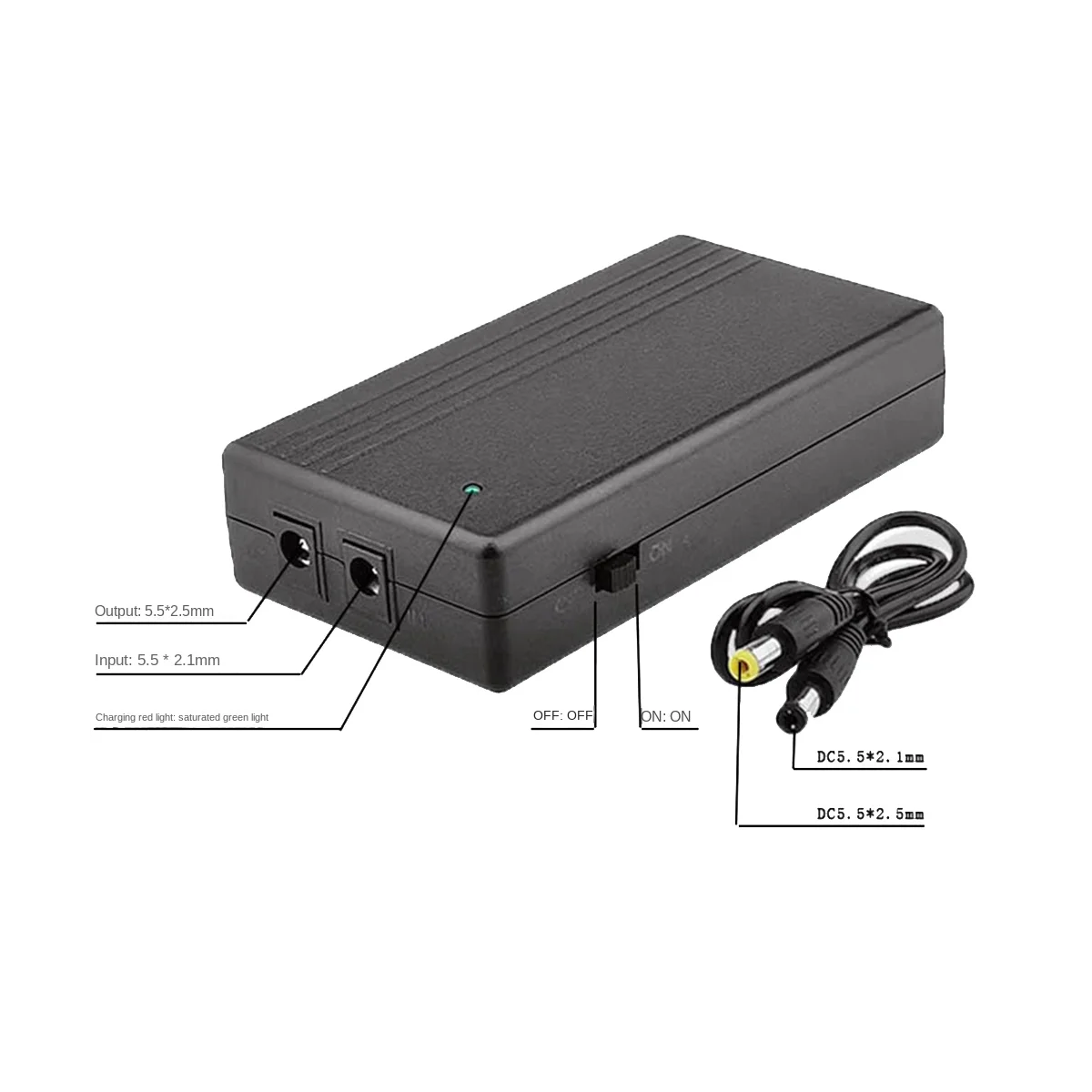 

5V 2A Uninterruptible Power Supply Mini UPS 4000MAh Battery Backup for CCTV&WiFi Router Emergency Supply