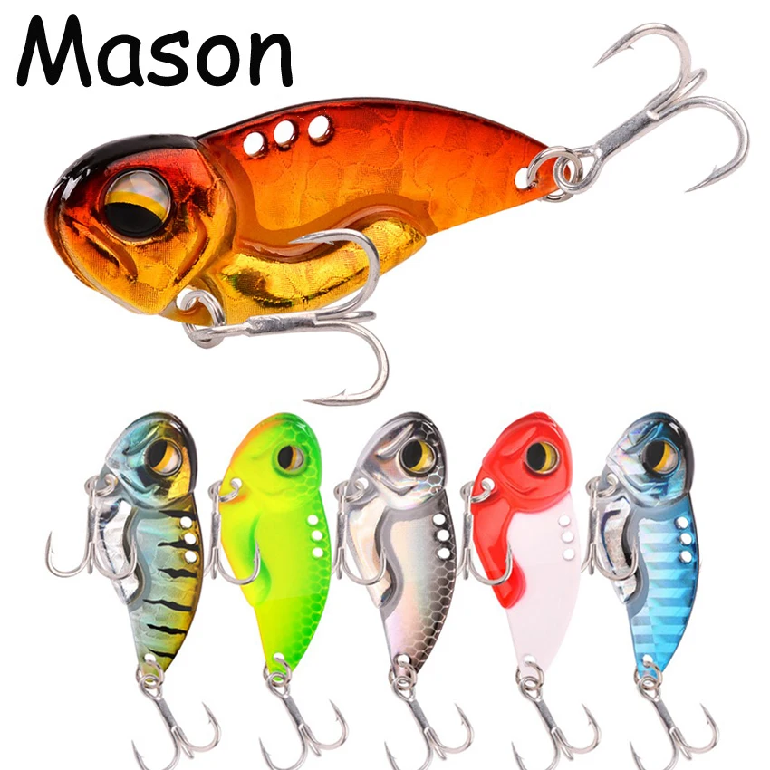 

6Pcs Spinner Fishing Lures Wobblers Sequin Spoon Crankbaits Artifical Easy Shiner VIB Baits for Fly Fishing Trout Pesca