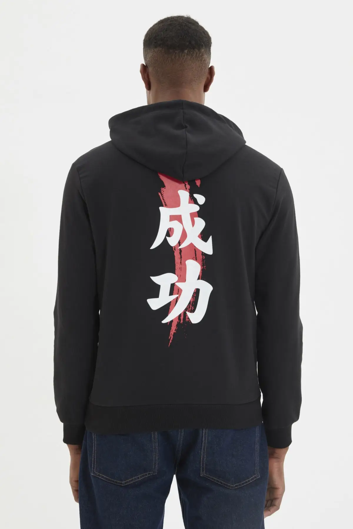 

Trendyol Male Regular Fit Hood Sweatshirt TMNAW22SW0574
