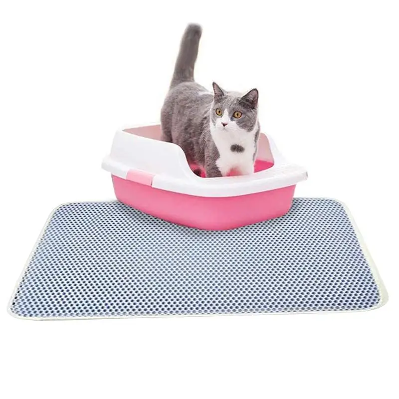 

Cat Litter Pad Mat Waretary Cat Litter Mat Waretary Cat Litter Mat Pretty Honeycomb Scatter Control Double Layer Mat Urine &