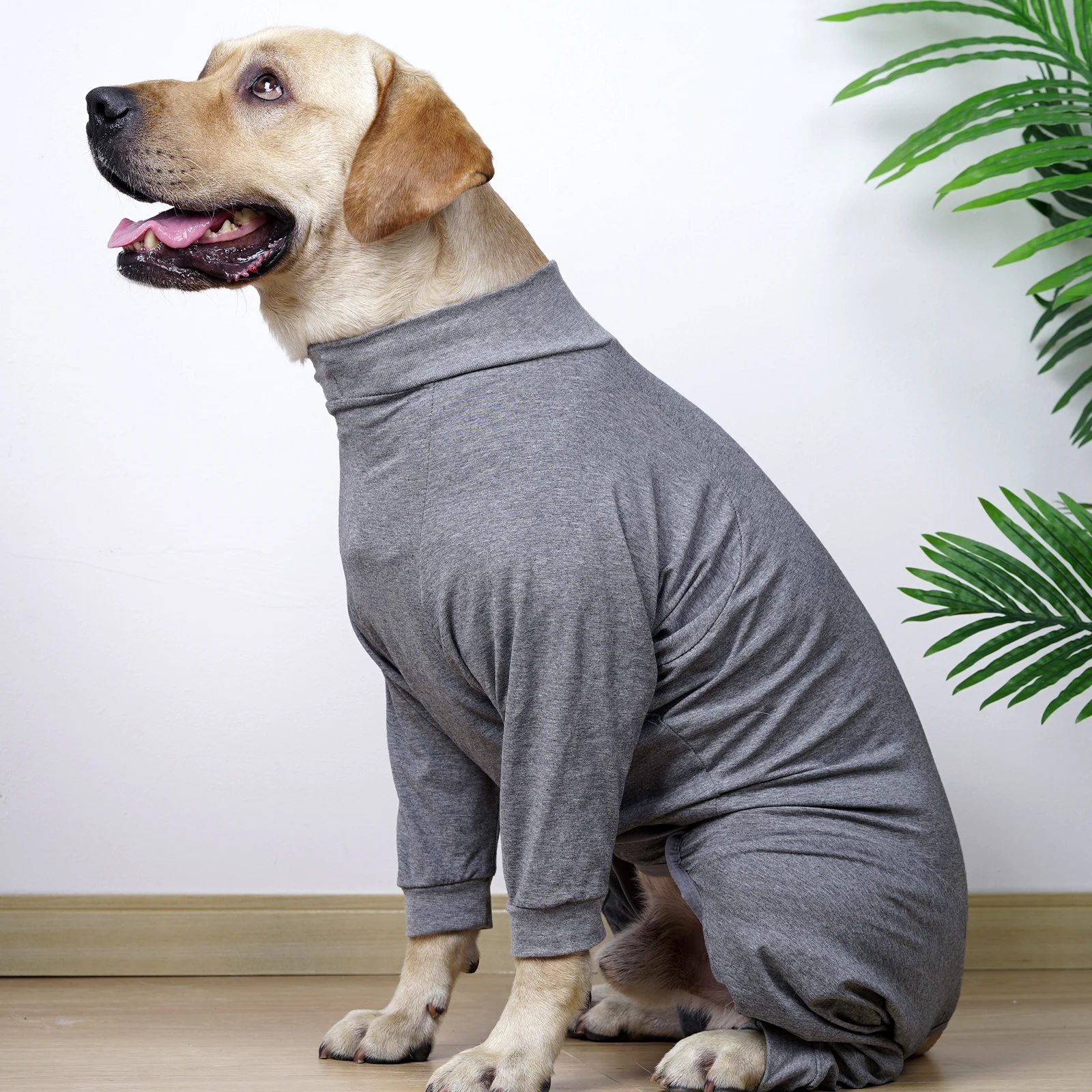

Pet High Elasticity Four-legged All-inclusive Dog Pajamas Home Wear Physiological Clothing Anti-licking Postoperative Clothes