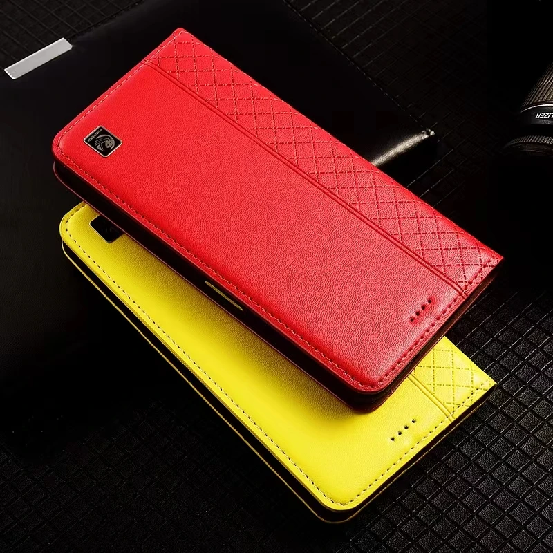 Чехол Nappa из натуральной кожи с откидной крышкой для телефона Huawei Y6S Y5P Y6P Y7P Y8P Y9S