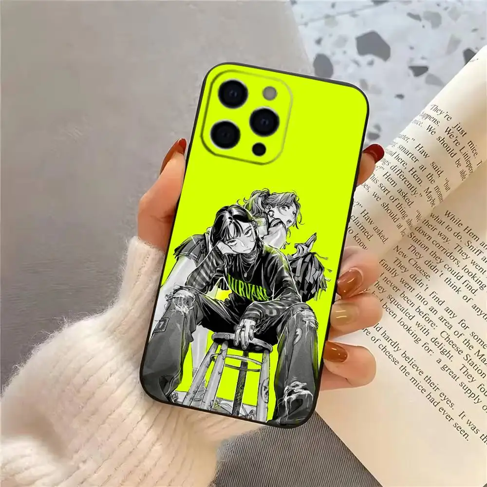 Фото Мягкий силиконовый чехол Green Yuri Guy KiniOto Manga-a для iPhone 17 16 15 14 13 12 11 X XR Plus Pro Max Plus №2