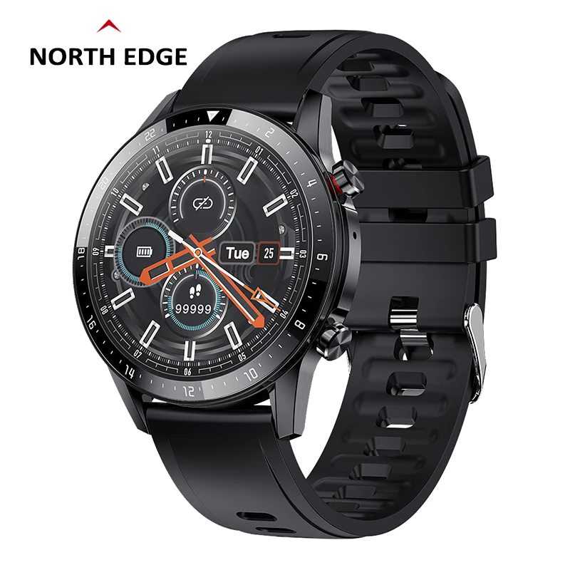 

Смарт-часы North Edge N08S мужские с пульсометром, Bluetooth