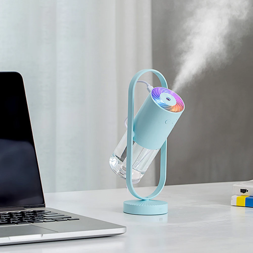 Поворотный электрический USB-увлажнитель воздуха светодиодный светодиодной