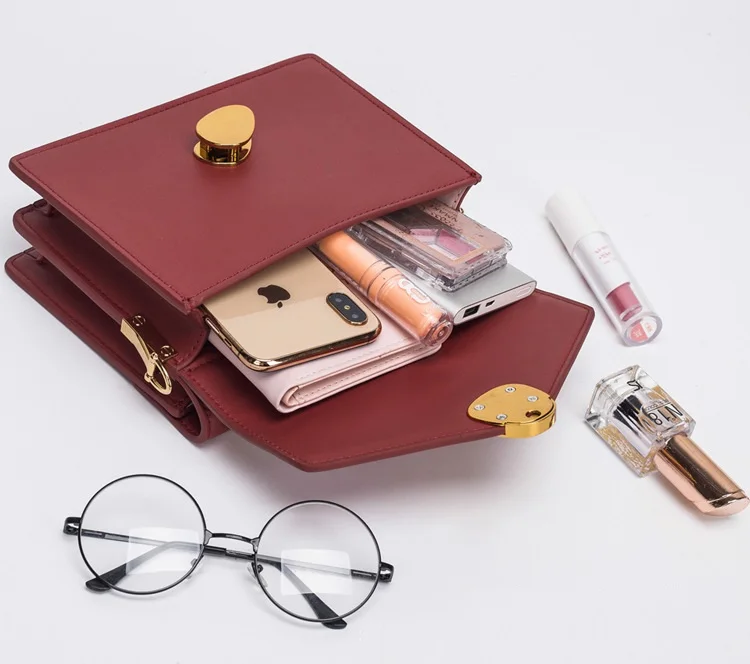 Women's Bags 2022 New Fashion Messenger Bags Double Bread Versatile Accordion Bags Shoulder Bags Women's Bags