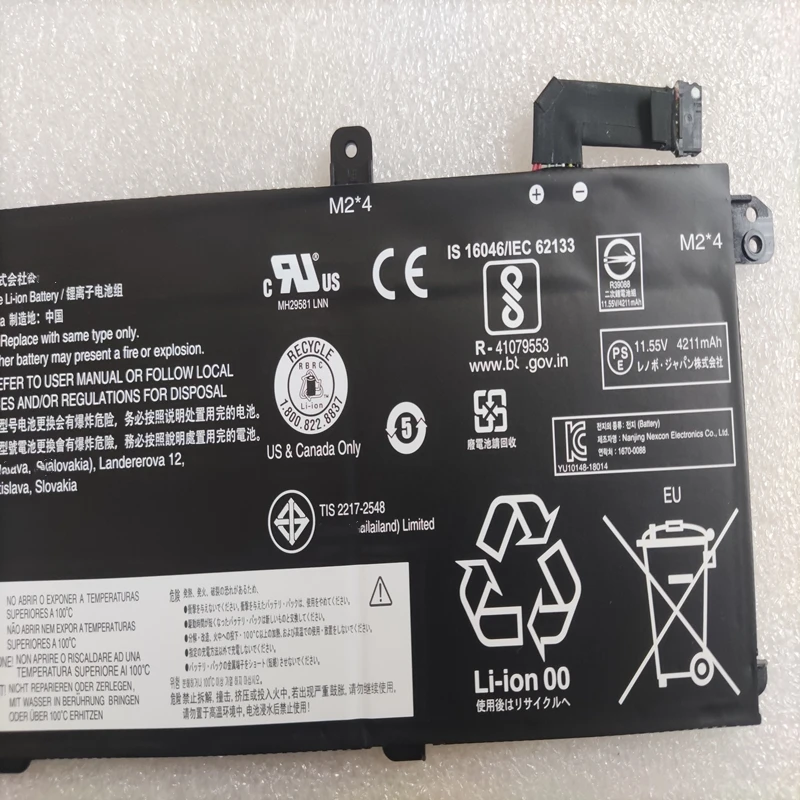L18M3P73 L18C3P71 L18C3P72 Аккумулятор для ноутбука Lenovo ThinkPad T490 T495 P43S 20RH P14S T14S-20T0 T14 1-го