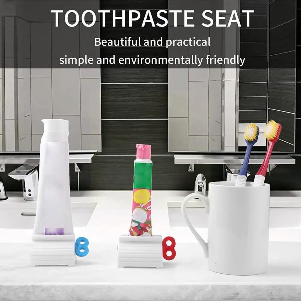 

Multifunctional Toothpaste Tube Squeezer Press Manual Clip-on Bathroom Squeezed Cleanser Squeezer Toothpaste Supplie R3h0