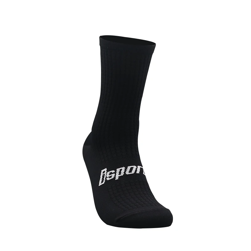 isports 20223 Cycling Socks Man Bike Running Mtb Men's Bicycle Compression Knee-high Funny White Blace Black Green