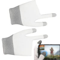 seamless gaming gloves game finger sleeves 1 pair breathable finger covers for mobile phone game touchscreen seamless stitching