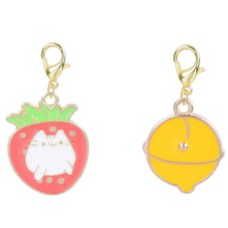 

20pcs/Lot Cat Bell Charm Pendants For Jewelry Making Keychain Necklace Enamel Cartoon Charms Wholesale Bulk DIY Accessories Gift