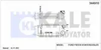 

344910 TURBO INTERCOLL, радиатор для FIESTA VI 1,6 tdci 08/