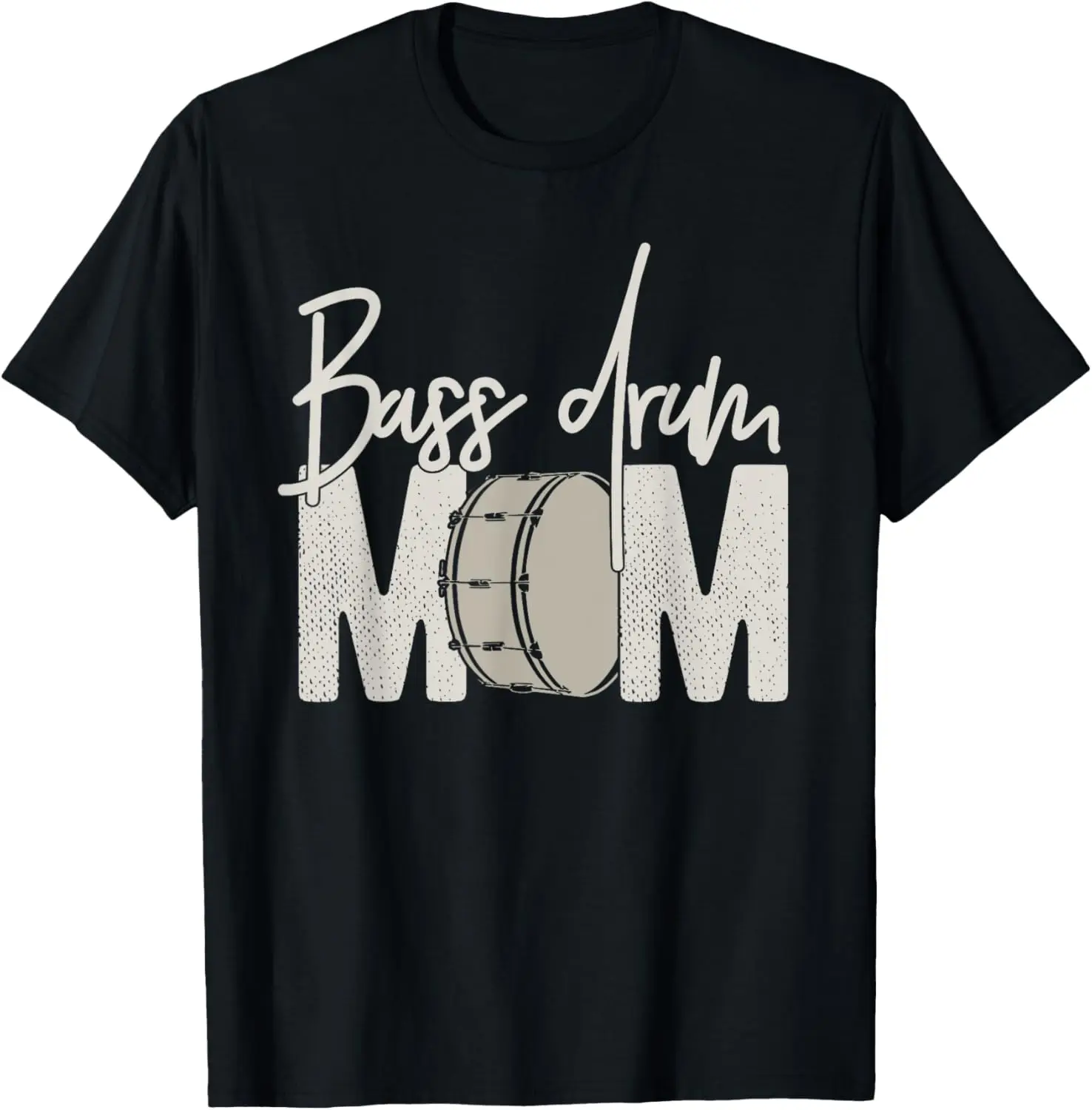 Мама с бас-барабаном — забавная футболка Marching Band для Дня матери