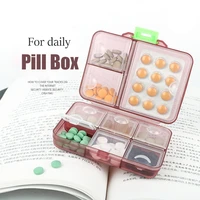 9 grid pill box organiser weekly daily square pill organizer storage case box plastic hat mini medicine pills storage organizer