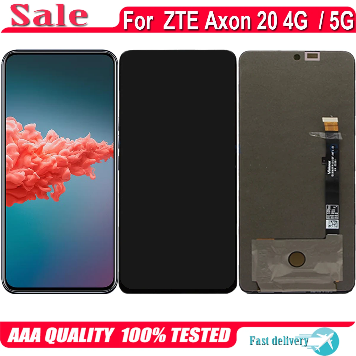 

6.92" Original For ZTE Axon 20 A2121 A2121E LCD Dipslay Touch Screen Digitizer Assembly For ZTE Axon20 A20 4G 5G LCD