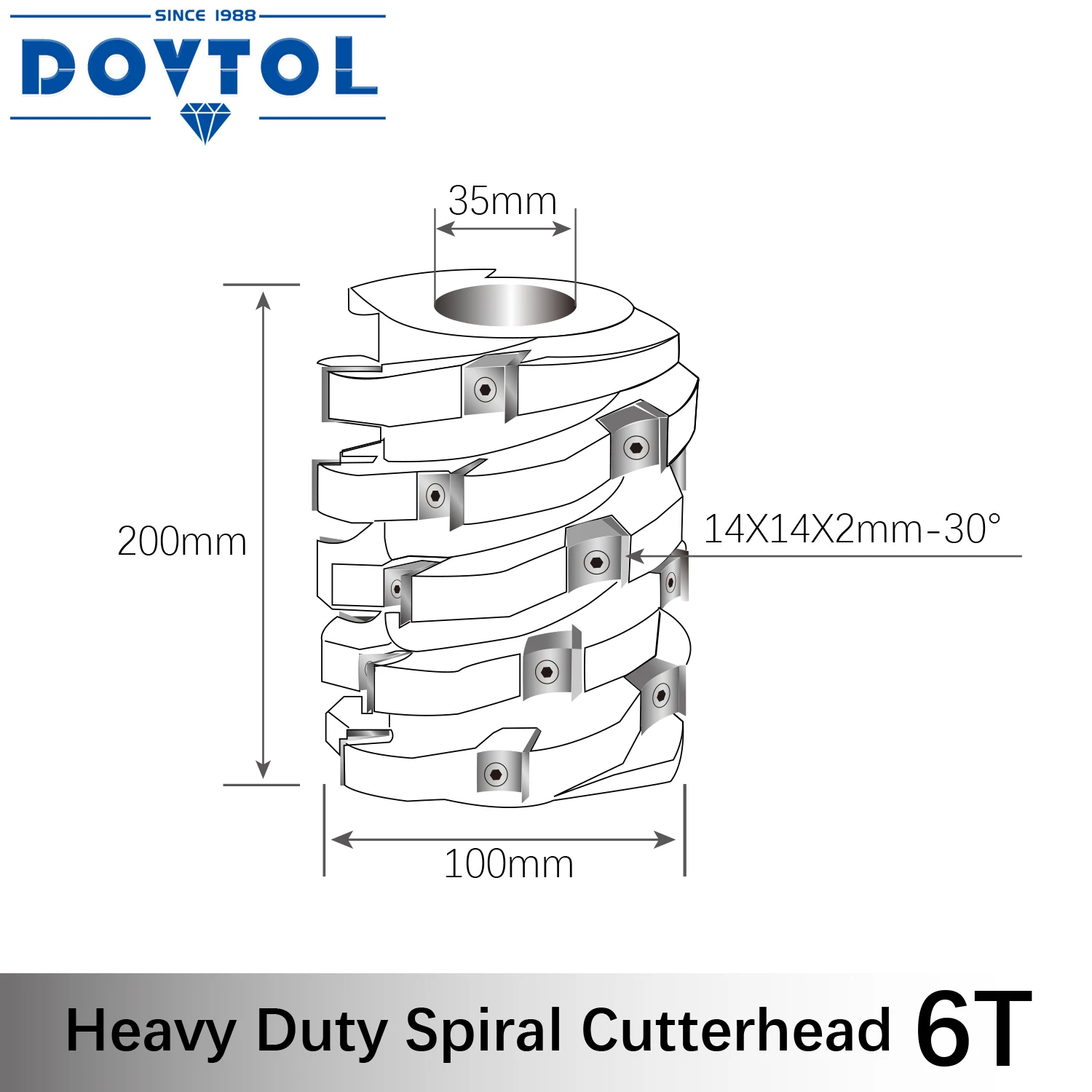Винтовой деревообрабатывающий формирователь нож вал ножницы для резки