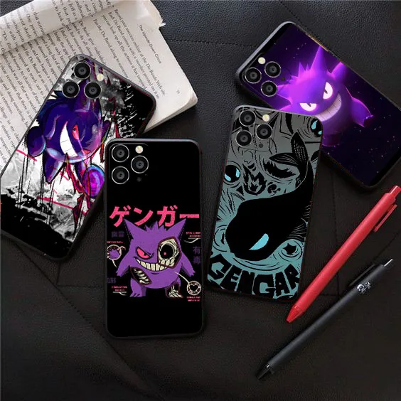 Силиконовый чехол для OPPO Reno 2 2F 2Z 3 6 6Z 7 7Z Find X3 X5 NeoLite Pro Plus MR-48 Pokémon Gengar